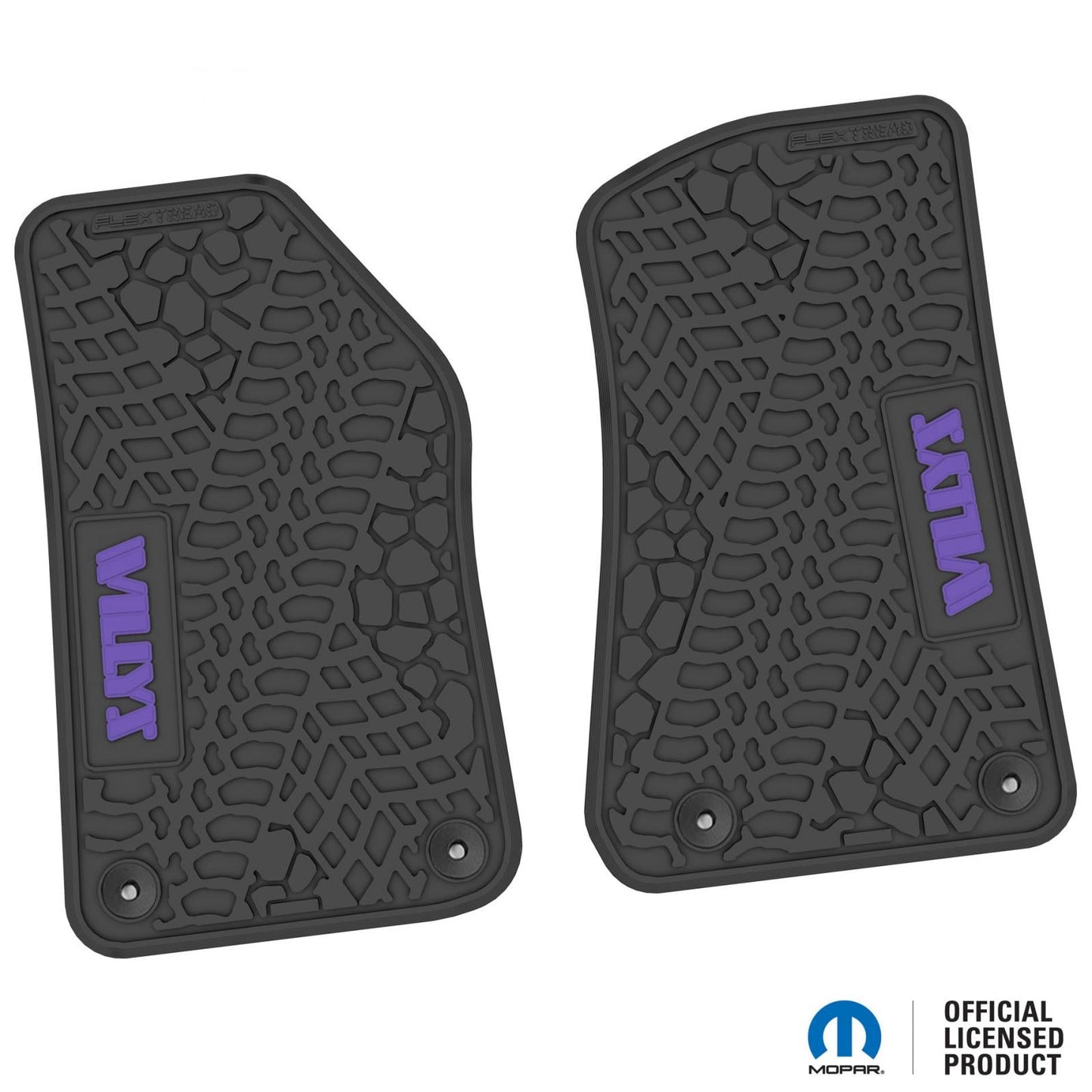 Flex Tread JL/JT用 フロアマット (フロントのみ) | WILLYS ロゴ入り