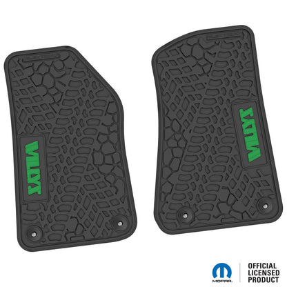 Flex Tread JL/JT用 フロアマット (フロントのみ) | WILLYS ロゴ入り