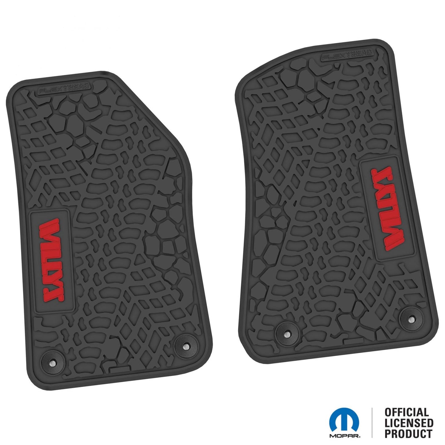 Flex Tread JL/JT用 フロアマット (フロントのみ) | WILLYS ロゴ入り