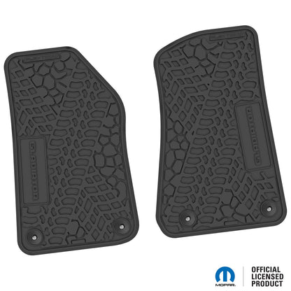 Flex Tread JT用 フロアマット (フロントのみ) | Gladiator ロゴ入り