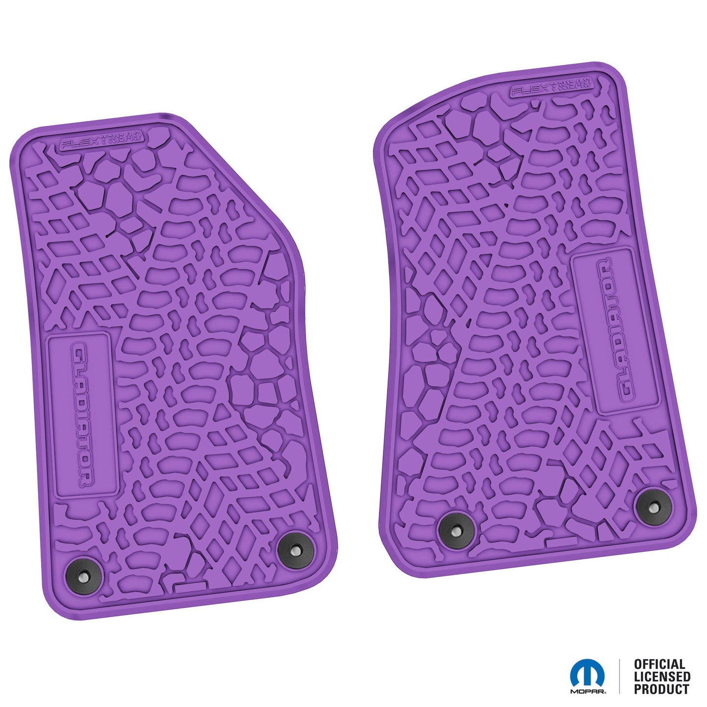 Flex Tread JT用 フロアマット (フロントのみ) | Gladiator ロゴ入り
