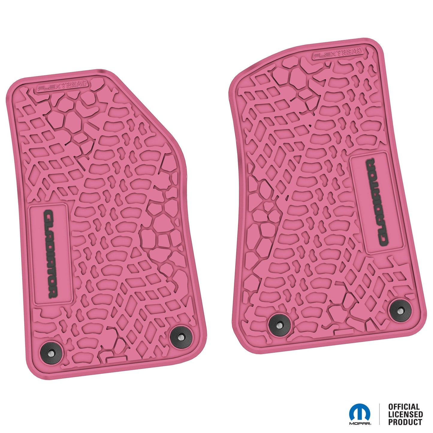 Flex Tread JT用 フロアマット (フロントのみ) | Gladiator ロゴ入り
