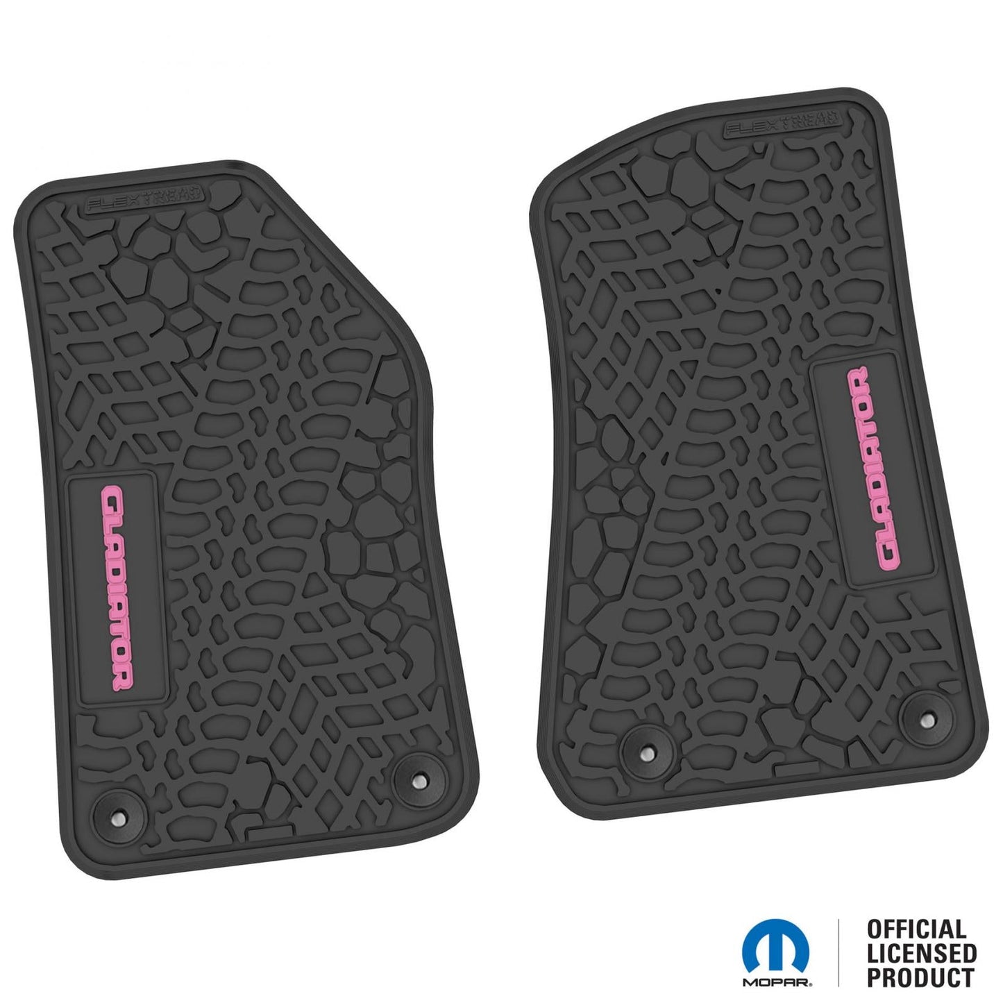 Flex Tread JT用 フロアマット (フロントのみ) | Gladiator ロゴ入り