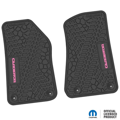 Flex Tread JT用 フロアマット (フロントのみ) | Gladiator ロゴ入り