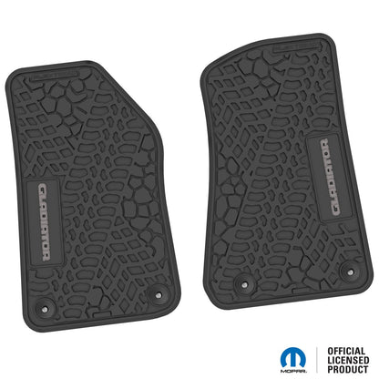 Flex Tread JT用 フロアマット (フロントのみ) | Gladiator ロゴ入り