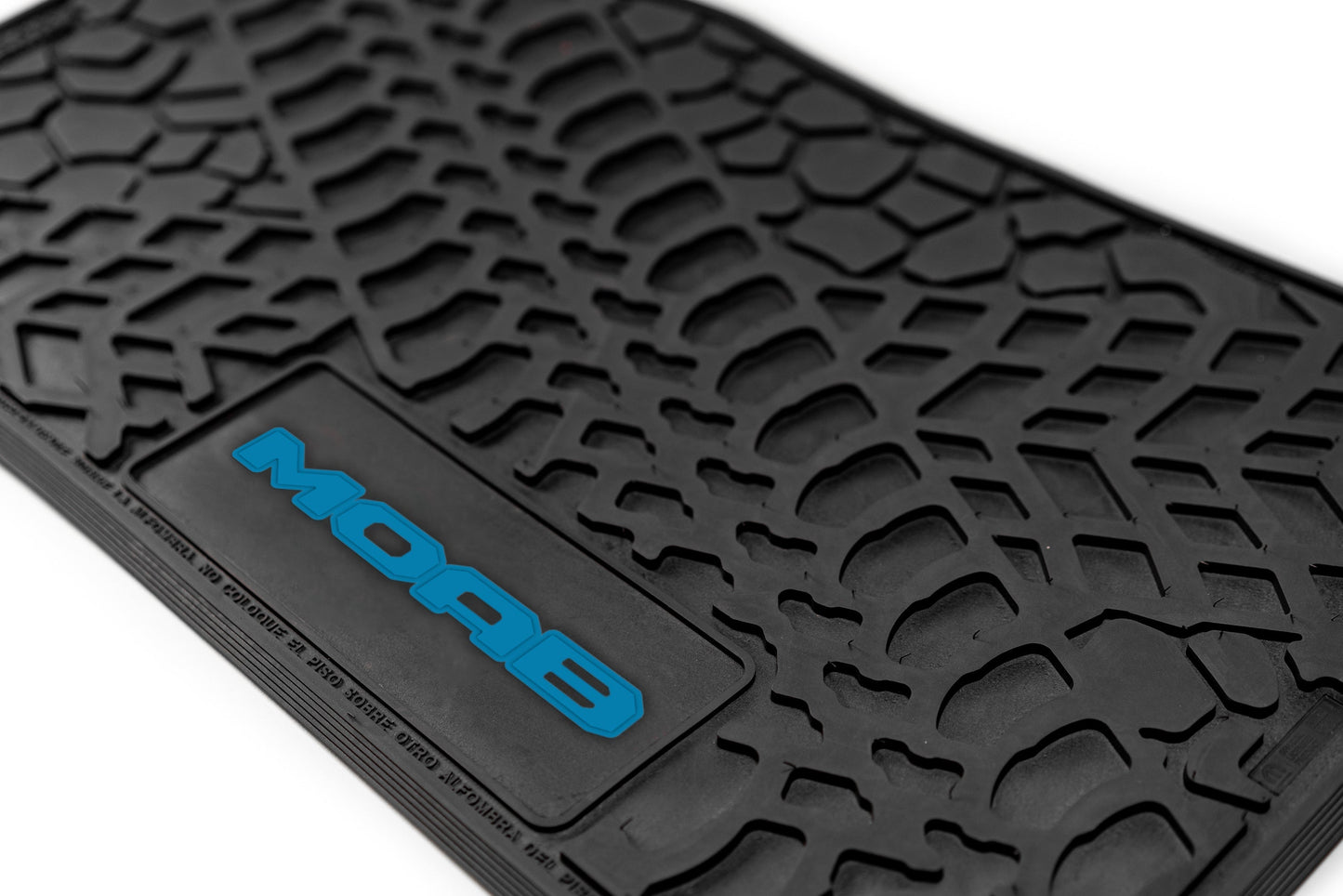 Flex Tread JL(2ドア/4ドア)用 フロアマット (フロントのみ) | MOAB ロゴ入り