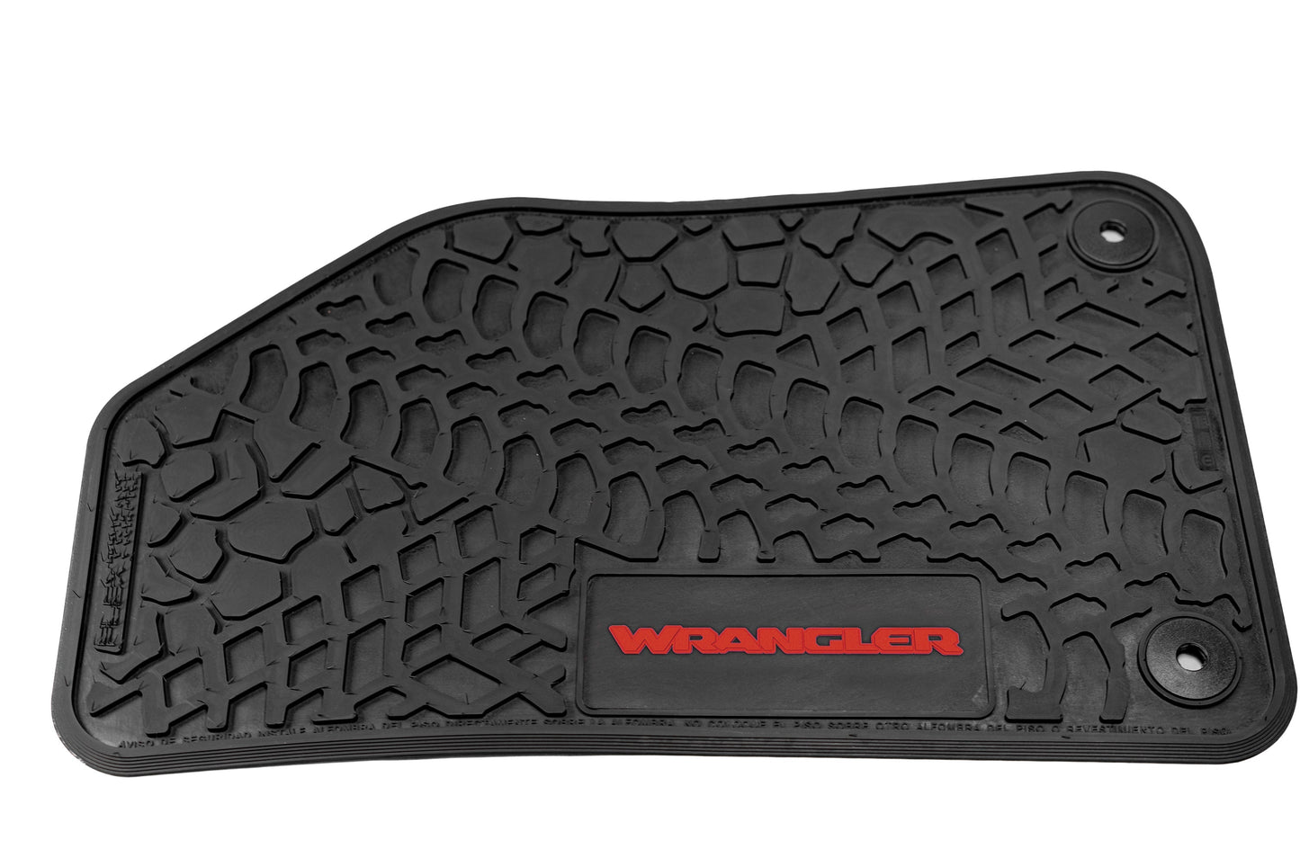 Flex Tread JL用 フロアマット (フロントのみ) | WRANGLER ロゴ入り