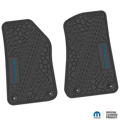 Flex Tread JL用 フロアマット (フロントのみ) | WRANGLER ロゴ入り