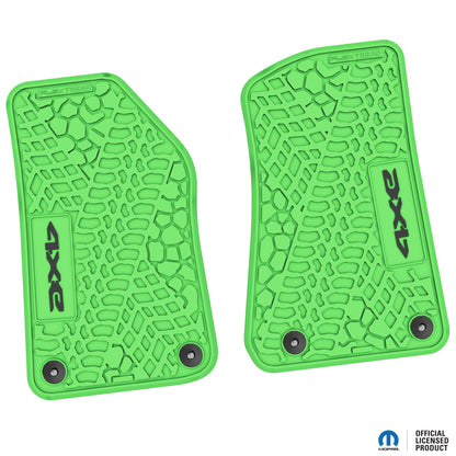 Flex Tread JL 4xe車用 フロアマット (フロントのみ) | 4xe ロゴ入り