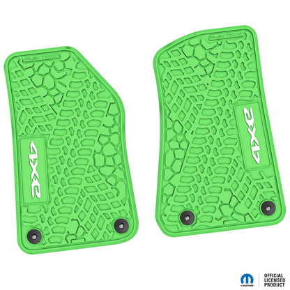 Flex Tread JL 4xe車用 フロアマット (フロントのみ) | 4xe ロゴ入り