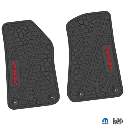 Flex Tread JL 4xe車用 フロアマット (フロントのみ) | 4xe ロゴ入り