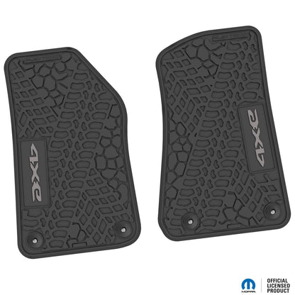 Flex Tread JL 4xe車用 フロアマット (フロントのみ) | 4xe ロゴ入り