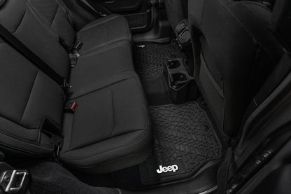 Flex Tread JL4ドア用 フロアマット (フロント&リア) | JEEP ロゴ入り