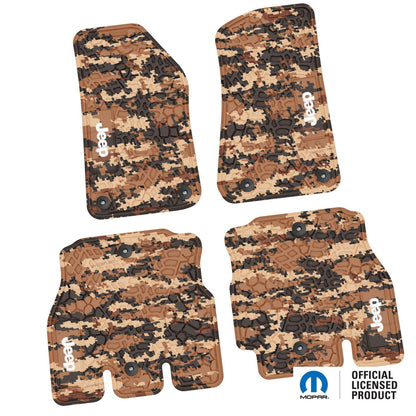 Flex Tread JL4ドア用 フロアマット (フロント&リア) | JEEP ロゴ入り