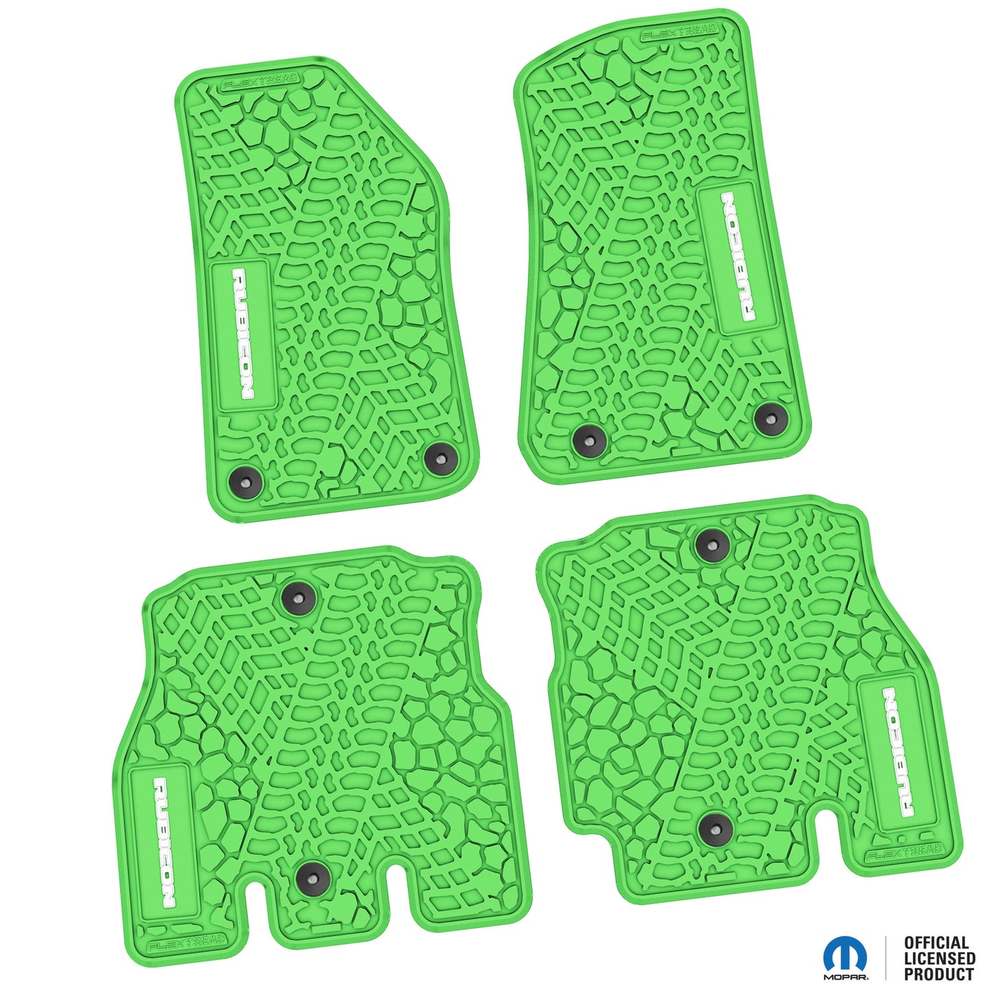 Flex Tread JL用 フロアマット (フロント&リア) | RUBICON ロゴ入り