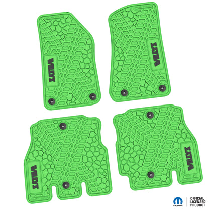 Flex Tread JL用 フロアマット (フロント&リア) | WILLYS ロゴ入り