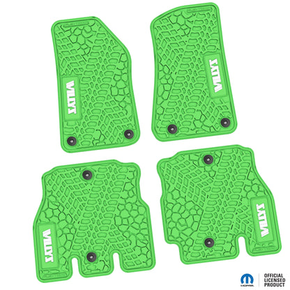 Flex Tread JL用 フロアマット (フロント&リア) | WILLYS ロゴ入り