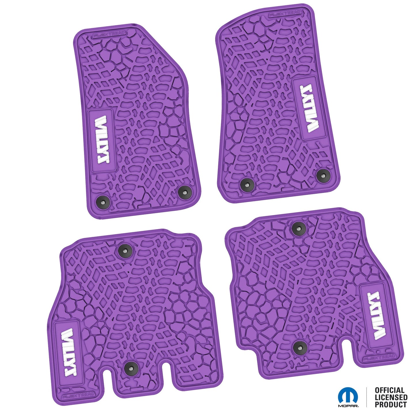 Flex Tread JL用 フロアマット (フロント&リア) | WILLYS ロゴ入り