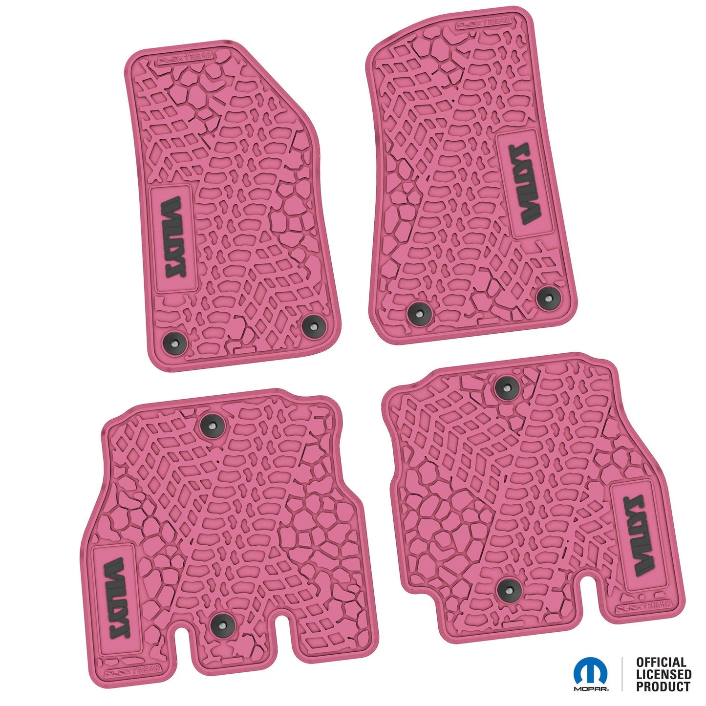 Flex Tread JL用 フロアマット (フロント&リア) | WILLYS ロゴ入り