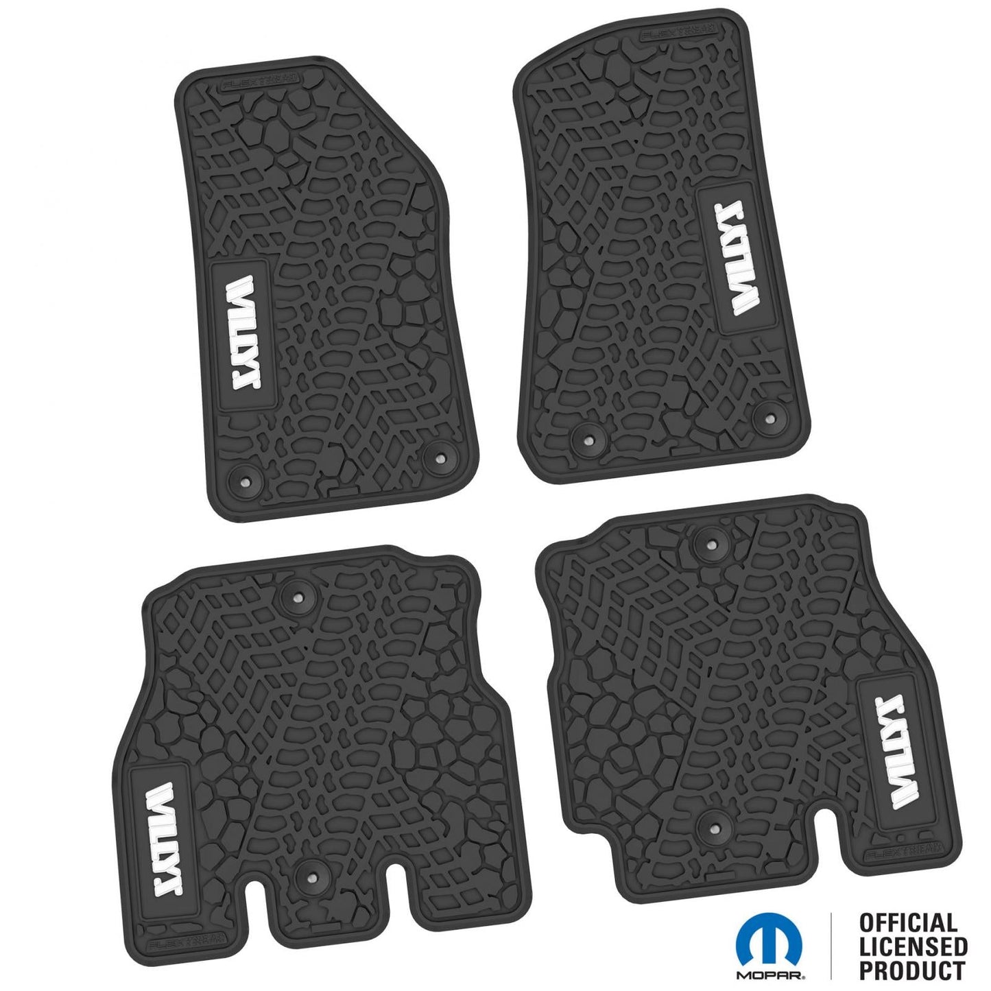 Flex Tread JL用 フロアマット (フロント&リア) | WILLYS ロゴ入り