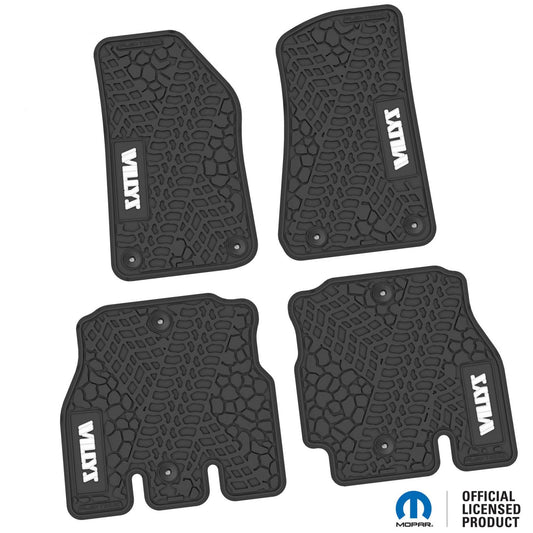 Flex Tread JL用 フロアマット (フロント&リア) | WILLYS ロゴ入り