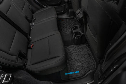Flex Tread JL4ドア専用 フロアマット (フロント&リア) | MOAB ロゴ入り