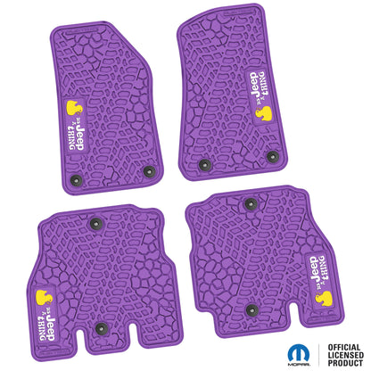 Flex Tread JL用 フロアマット (フロント&リア) | It's a JEEP Thing ロゴ入り