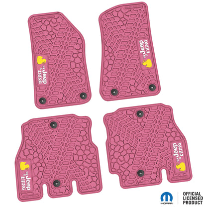 Flex Tread JL用 フロアマット (フロント&リア) | It's a JEEP Thing ロゴ入り