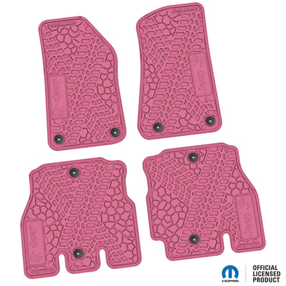 Flex Tread JL用 フロアマット (フロント&リア) | Jeep Wave ロゴ入り