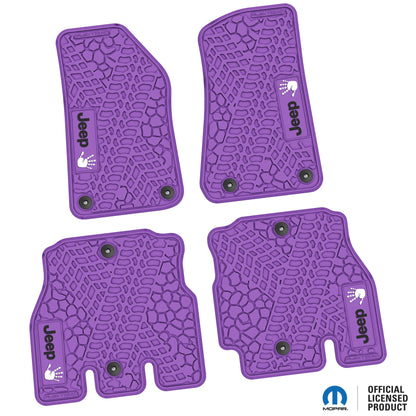 Flex Tread JL用 フロアマット (フロント&リア) | Jeep Wave ロゴ入り