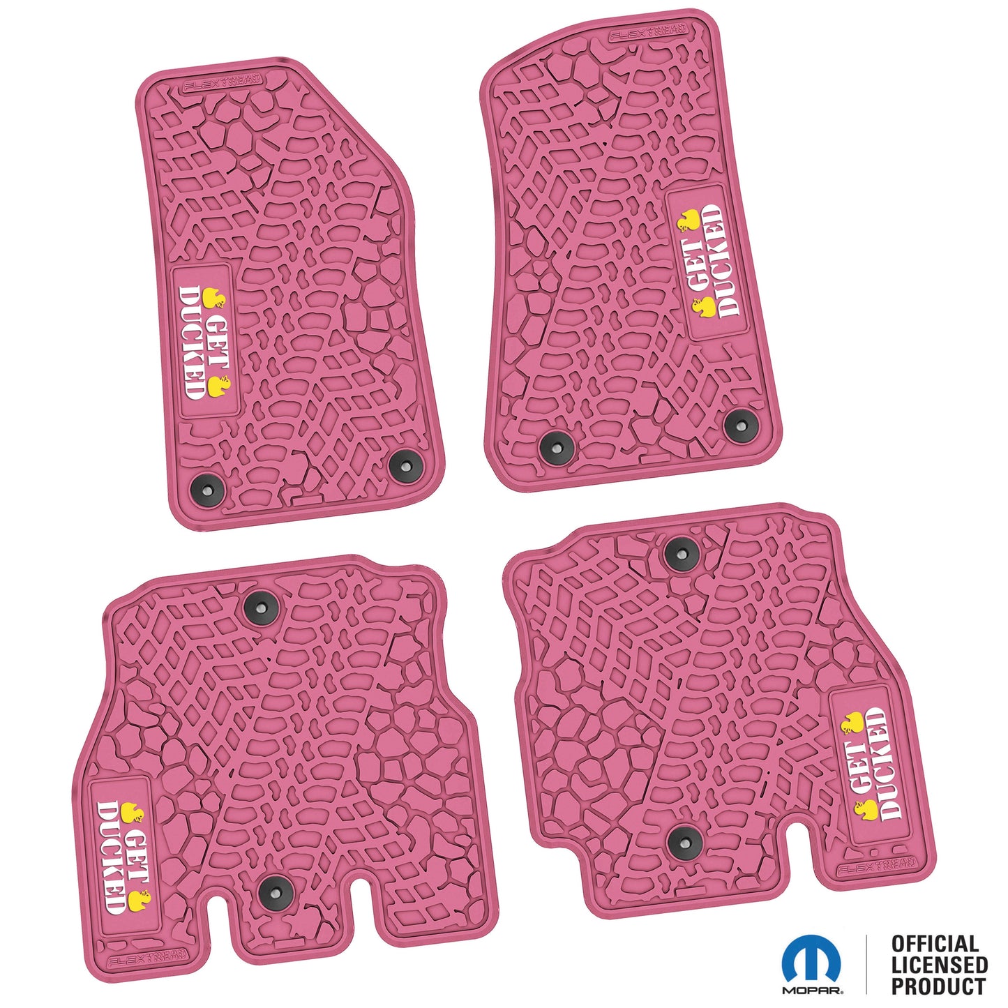 Flex Tread JL用 フロアマット (フロント&リア) | Get Ducked ロゴ入り