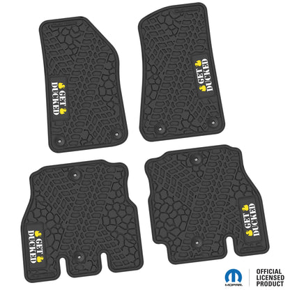 Flex Tread JL用 フロアマット (フロント&リア) | Get Ducked ロゴ入り
