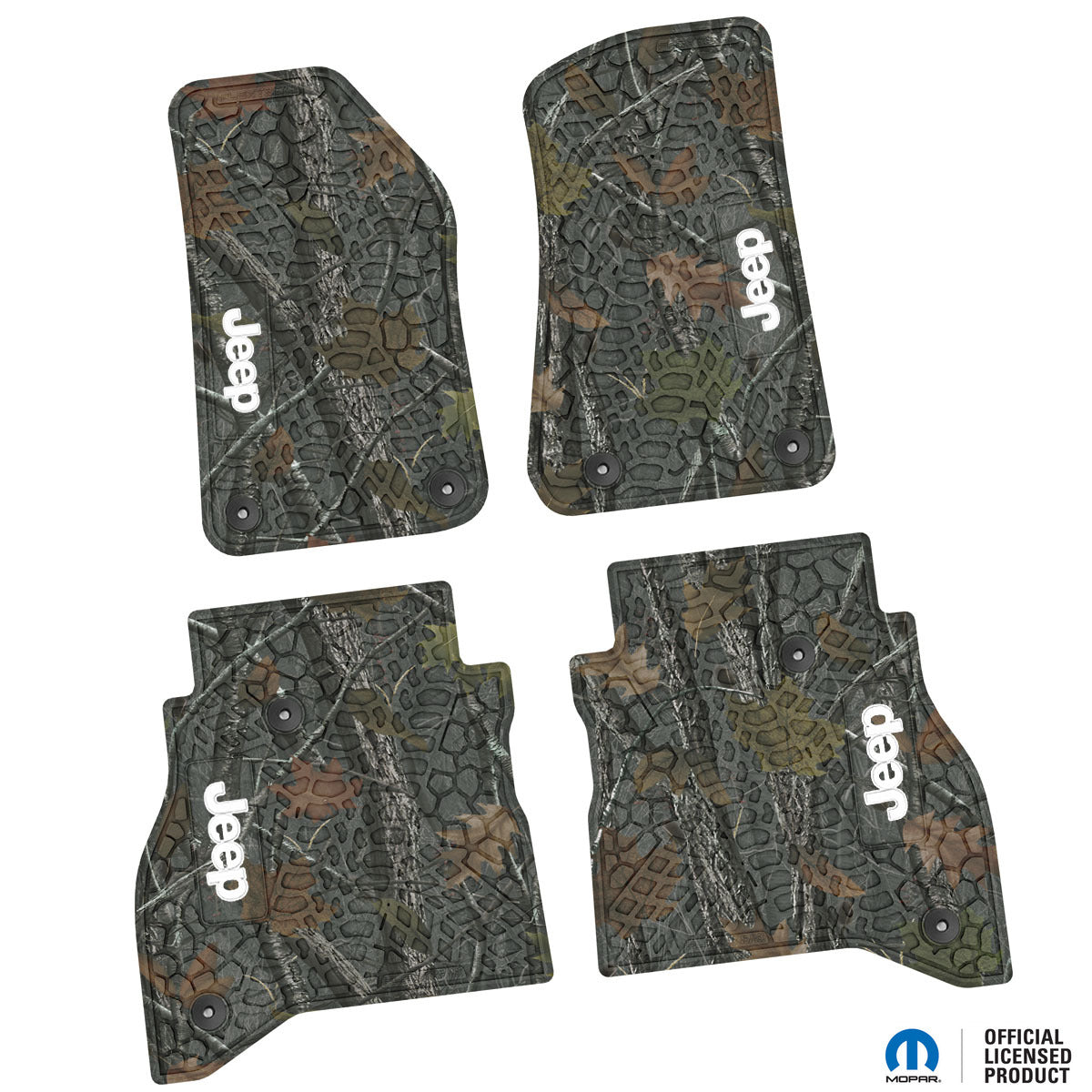 Flex Tread JT用 フロアマット (フロント&リア) | Jeep ロゴ入り