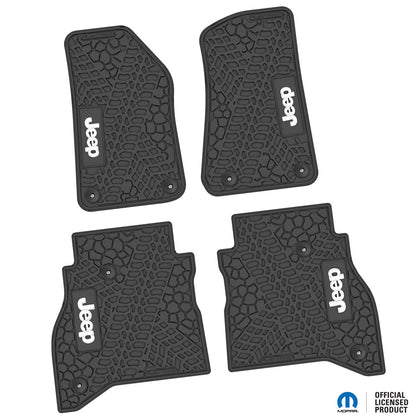 Flex Tread JT用 フロアマット (フロント&リア) | Jeep ロゴ入り