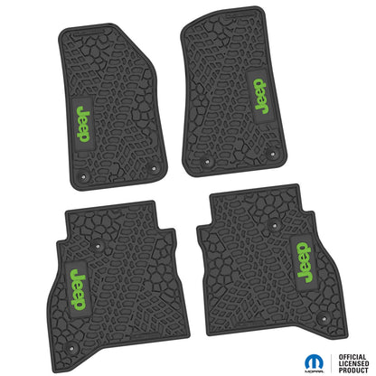 Flex Tread JT用 フロアマット (フロント&リア) | Jeep ロゴ入り