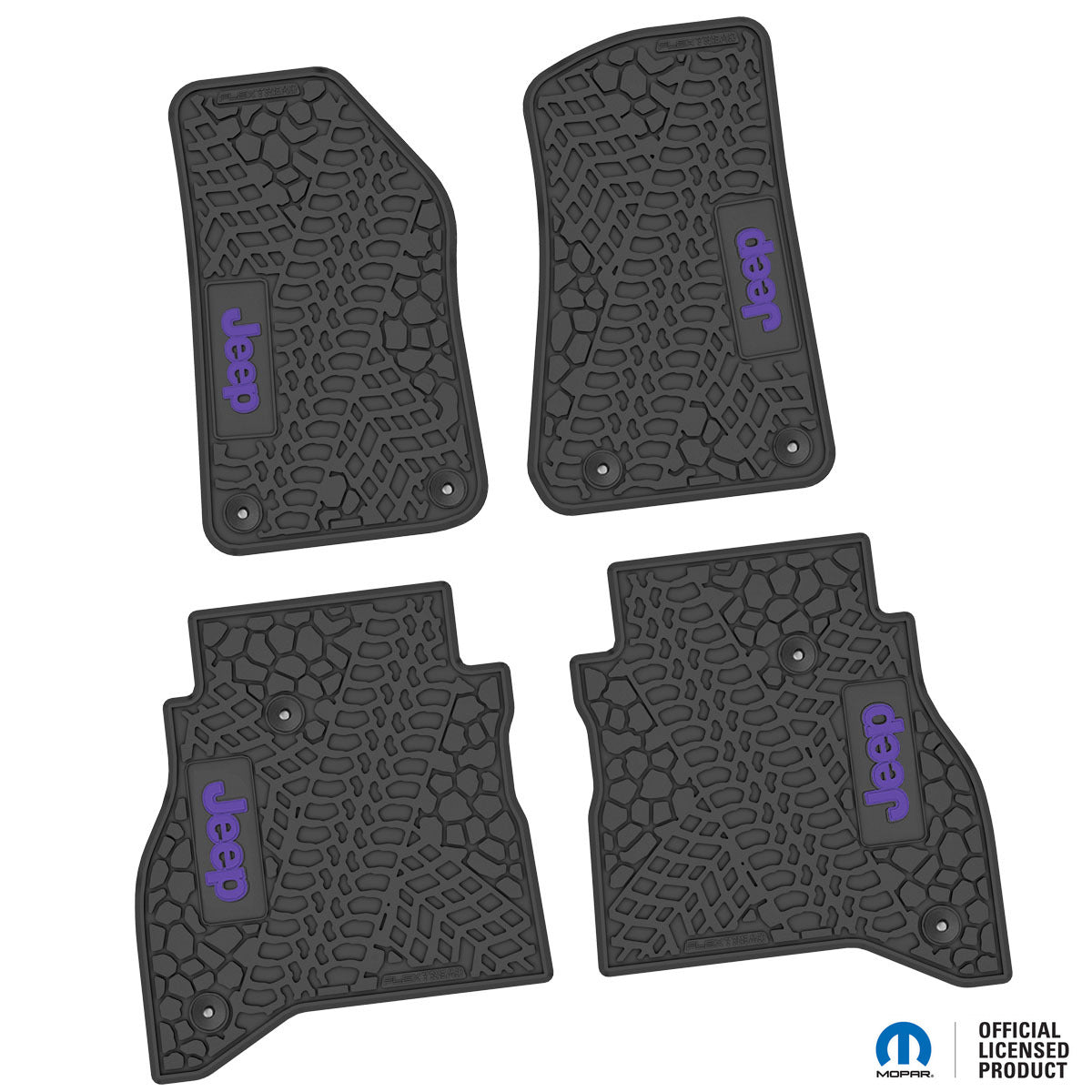 Flex Tread JT用 フロアマット (フロント&リア) | Jeep ロゴ入り