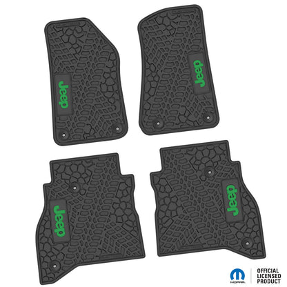 Flex Tread JT用 フロアマット (フロント&リア) | Jeep ロゴ入り