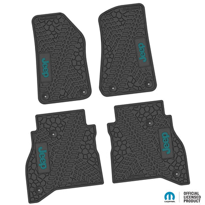 Flex Tread JT用 フロアマット (フロント&リア) | Jeep ロゴ入り