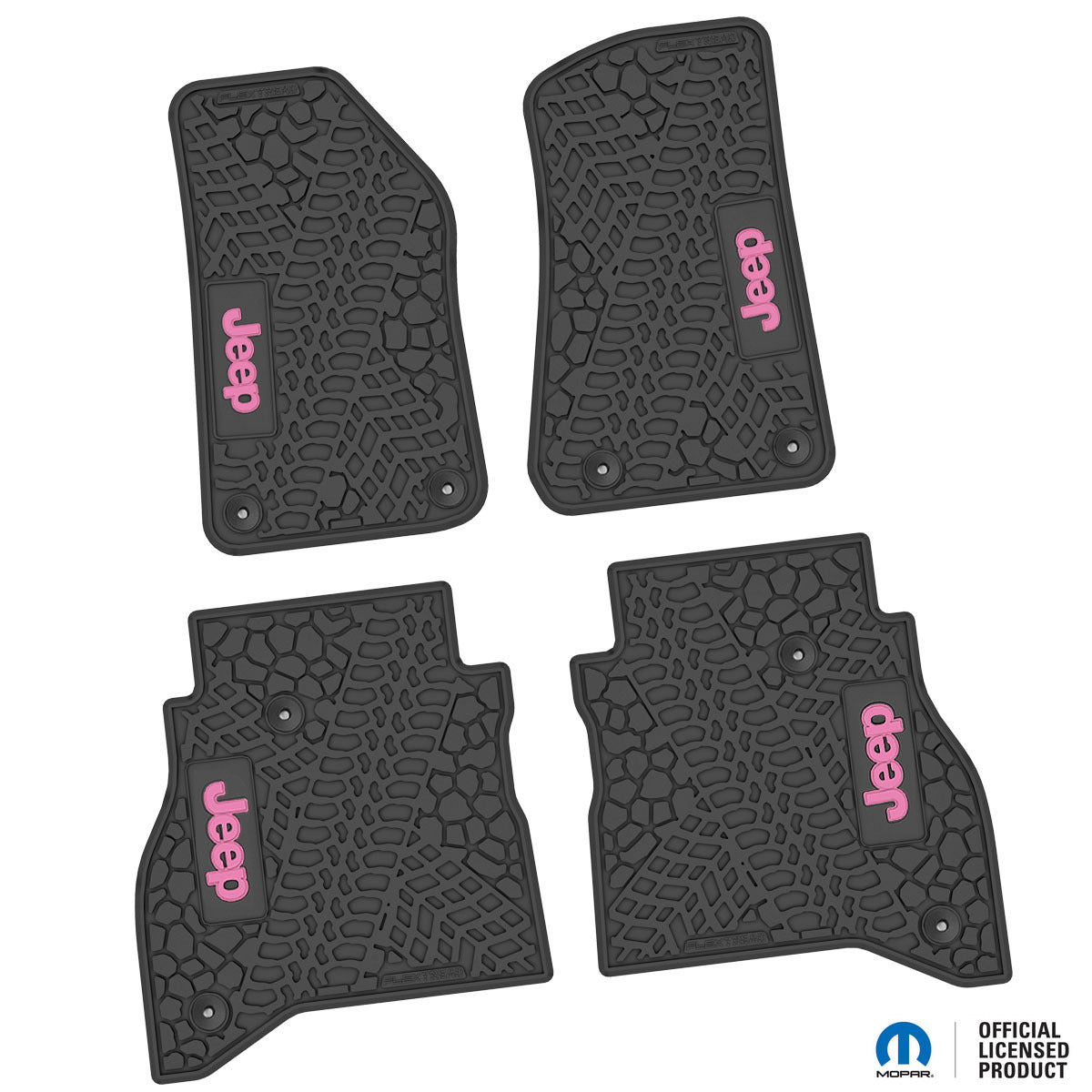 Flex Tread JT用 フロアマット (フロント&リア) | Jeep ロゴ入り