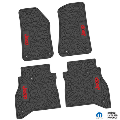Flex Tread JT用 フロアマット (フロント&リア) | Jeep ロゴ入り