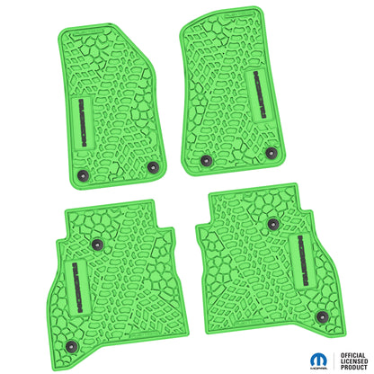 Flex Tread JT用 フロアマット (フロント&リア) | RUBICON ロゴ入り