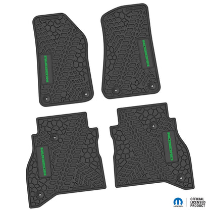 Flex Tread JT用 フロアマット (フロント&リア) | RUBICON ロゴ入り