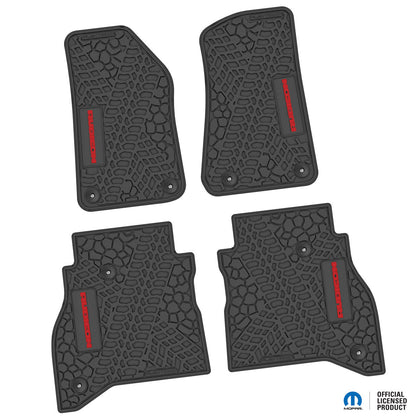 Flex Tread JT用 フロアマット (フロント&リア) | RUBICON ロゴ入り