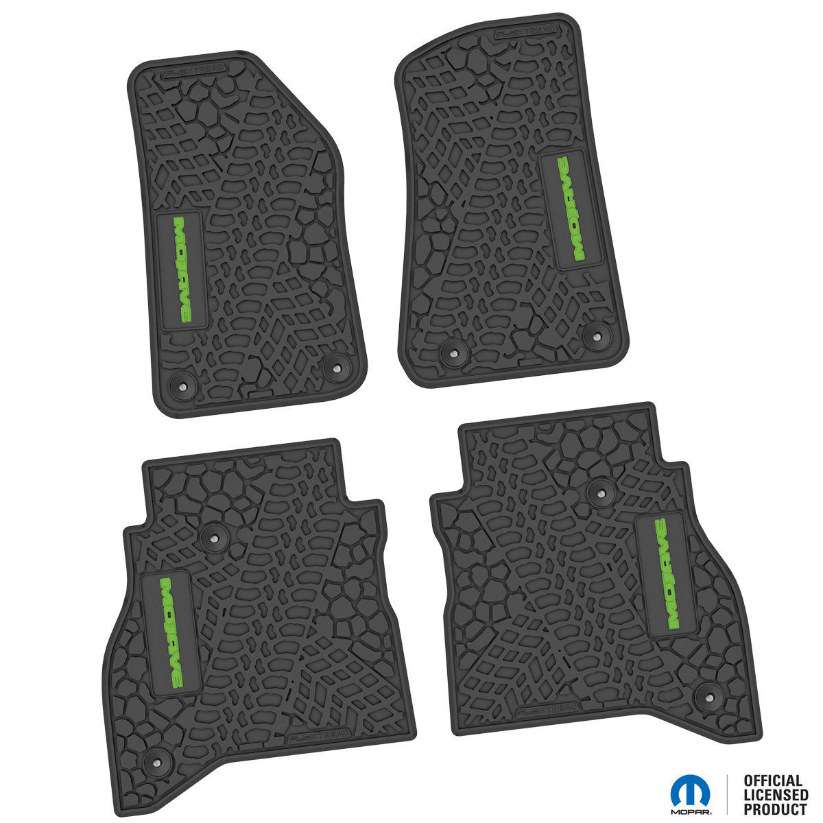 Flex Tread JT専用 フロアマット (フロント&リア) | MOJAVE ロゴ入り