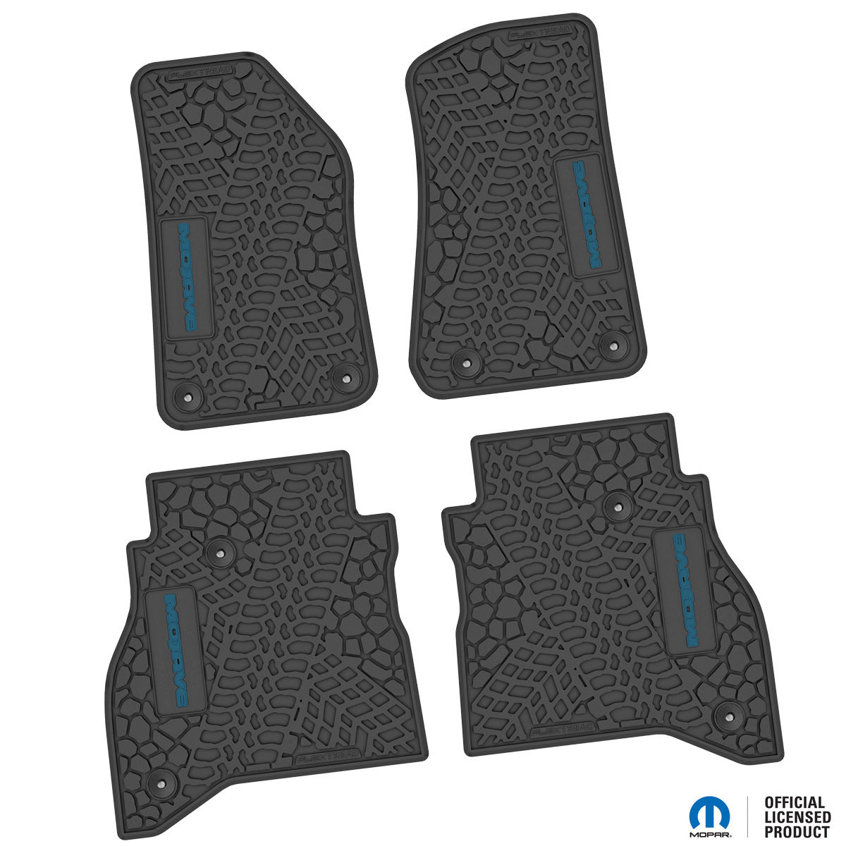 Flex Tread JT専用 フロアマット (フロント&リア) | MOJAVE ロゴ入り