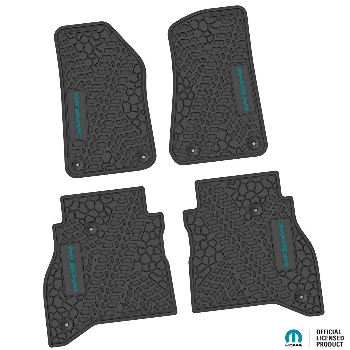 Flex Tread JT専用 フロアマット (フロント&リア) | MOJAVE ロゴ入り