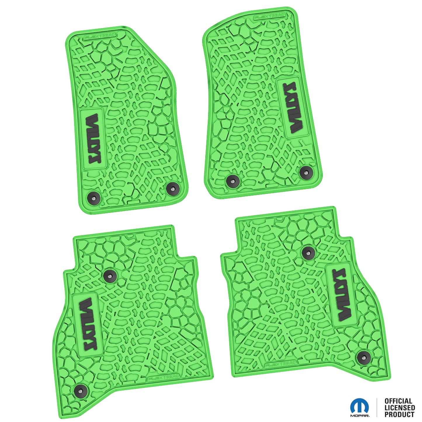 Flex Tread JT用 フロアマット (フロント&リア) | WILLYS ロゴ入り