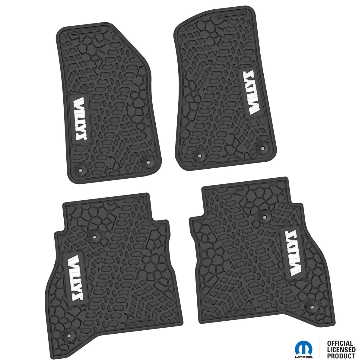 Flex Tread JT用 フロアマット (フロント&リア) | WILLYS ロゴ入り