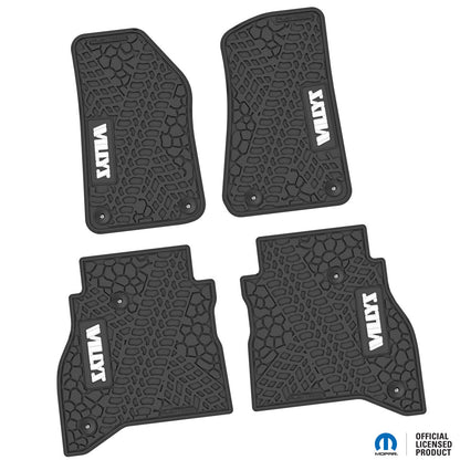 Flex Tread JT用 フロアマット (フロント&リア) | WILLYS ロゴ入り