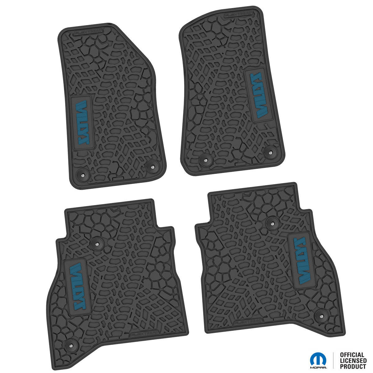 Flex Tread JT用 フロアマット (フロント&リア) | WILLYS ロゴ入り